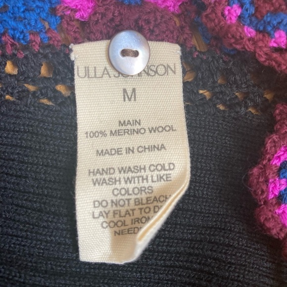 Ulla Johnson Juniper Sweater NWT Jumper Merino Wool Ribbed Crochet Detailing - Picture 8 of 16